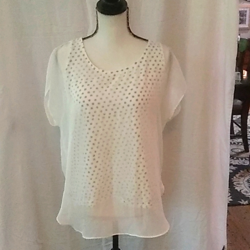 Chico's size 1 color white and black.
